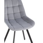 Стул вращающийся Флекс велюр велютто серый