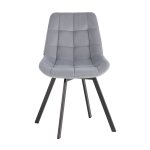 Стул вращающийся Флекс велюр велютто серый