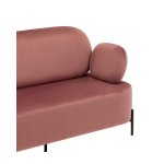 Диван Кэнди велюр пыльно-розовый