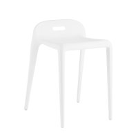 Табурет Sletten пластик белый