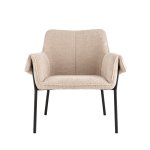 Кресло лаунж Бесс альпака бежевый