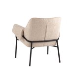 Кресло лаунж Бесс альпака бежевый