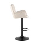 Стул барный Гранд серо-бежевый