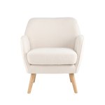 Кресло Ричи тедди белый