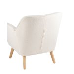 Кресло Ричи тедди белый