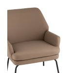 Кресло Харви экокожа капучино