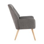 Кресло Стерн тёмно-серый