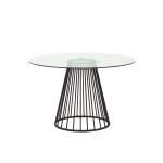 Стол обеденный Ливерпуль 120*120 стекло