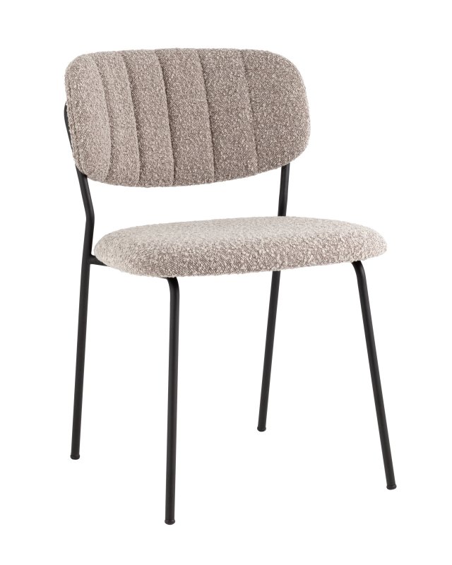 Стул Кэрол без подлокотников букле серый Стул Кэрол без подлокотников букле серый