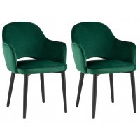 Стул Венера велюр изумрудный 2 шт