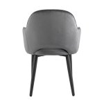 Стул Венера велюр серый 2 шт