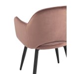 Стул Венера вращающийся велюр пыльно-розовый 2 шт