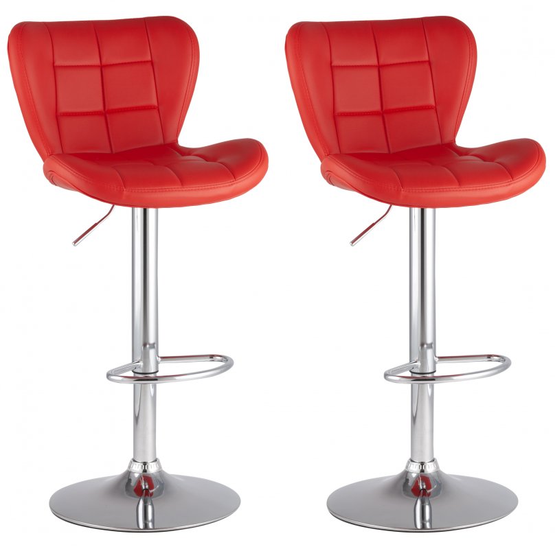 Стул барный PORSCHE красный 2 шт