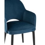 Стул Венера велюр сине-зеленый