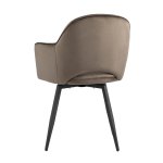 Стул Венера вращающийся велюр коричневый