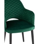 Стул Венера диамант велюр изумрудный