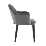 Стул Венера диамант велюр серый