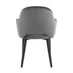 Стул Венера диамант велюр серый