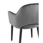 Стул Венера диамант велюр серый