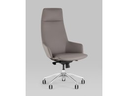 Кресло руководителя TopChairs Bow серый