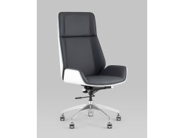 Кресло руководителя TopChairs Crown SN серо-голубой