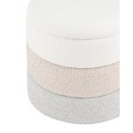 Пуф с ящиком Hive S букле бежевый