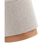 Пуф с ящиком Холли S букле бежевый