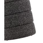 Пуф с ящиком Hive S букле черный меланж