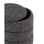 Пуф с ящиком Hive XS букле черный меланж