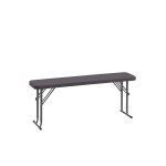 Комплект стола и двух скамеек Кейт коричневый