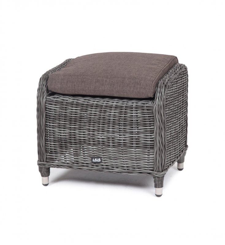 Толедо пуф плетеный, цвет графит