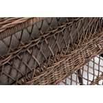 Гранд Латте диван трехместный из искусственного ротанга, цвет коричневый