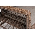 Гранд Латте кресло из искусственного ротанга, цвет коричневый