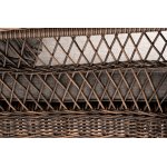 Гранд Латте кресло из искусственного ротанга, цвет коричневый