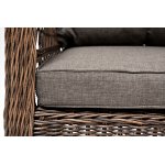 Гранд Латте кресло из искусственного ротанга, цвет коричневый