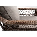 Гранд Латте кресло из искусственного ротанга, цвет коричневый