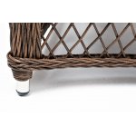 Гранд Латте кресло из искусственного ротанга, цвет коричневый