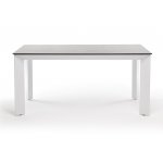 Венето обеденный стол из HPL 160х80см, цвет серый гранит, каркас белый