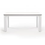 Венето обеденный стол из HPL 160х80см, цвет молочный, каркас белый Венето обеденный стол из HPL 160х80см, цвет молочный, каркас белый