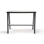 Рио стол барный из HPL 140х70см, H110, цвет столешницы серый гранит