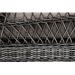 Гранд Латте кресло из искусственного ротанга, цвет графит