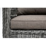 Гранд Латте кресло из искусственного ротанга, цвет графит