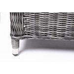 Форио кресло раскладное плетеное, цвет графит