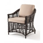 Ницца кресло из искусственного ротанга, цвет бронзовый