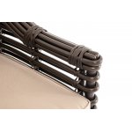 Ницца кресло из искусственного ротанга, цвет бронзовый