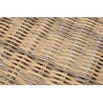 Латте плетеный стол из искусственного ротанга 140х80см, цвет соломенный