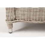 Гляссе кресло плетеное из искусственного ротанга, цвет бежевый