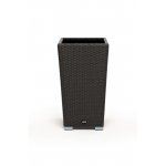 Капучино кашпо для цветов плетеное из искусственного ротанга, цвет коричневый