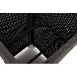 Капучино кашпо для цветов плетеное из искусственного ротанга, цвет коричневый