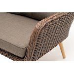 Прованс диван из искусственного ротанга трехместный, цвет коричневый